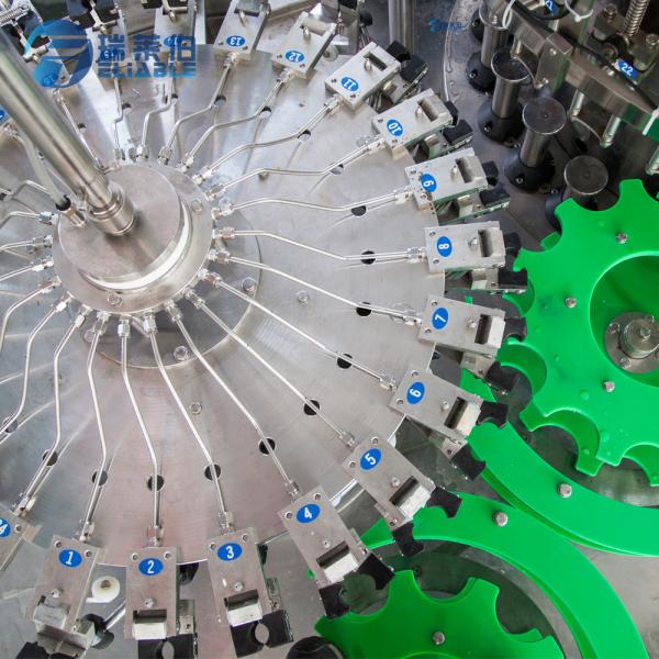 CSD Juice Beer Glass Bottle Filling Machine Purified Water Production Line 3500 ~ 4500BPH