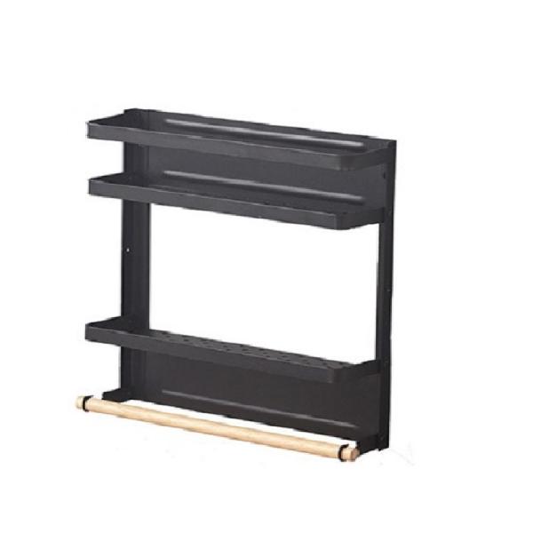 Storage Holders Racks Metal Fridge Shelf Magnetic Spice Rack Organizer for Refrigerator