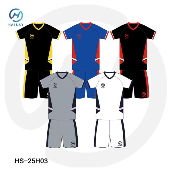Personalized football jersey for club team school high quality fabric flexible moq
