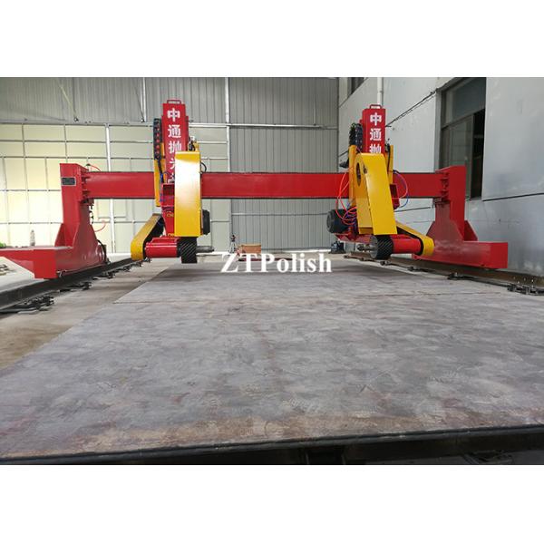 Durable Automatic Deburring Machine / Metal Plate Grinding And Polishing Machine