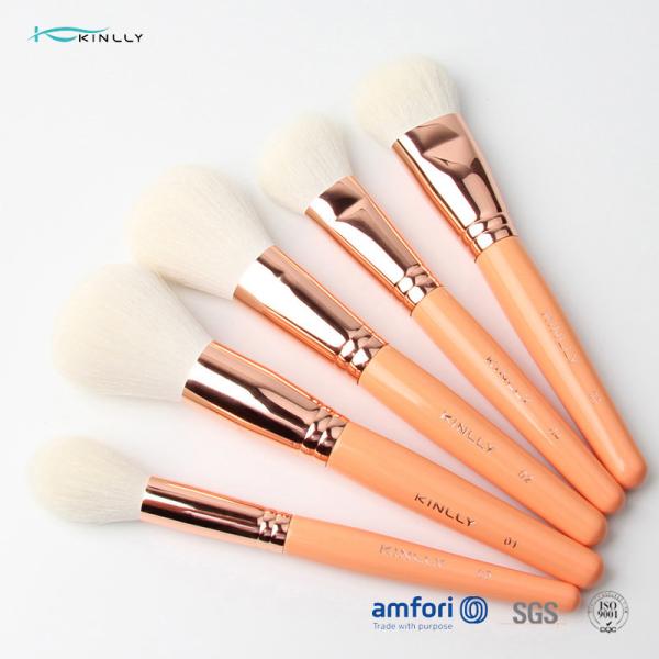 деревянный макияж ручки 22pcs чистит щеткой с естественными волосами и деревянной ручкой