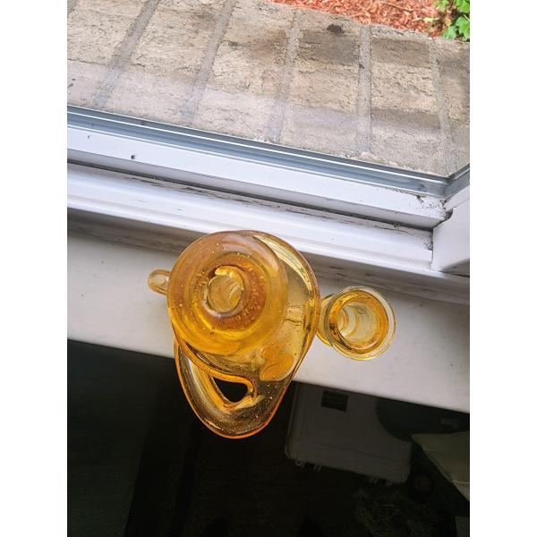 12 Inch 5mm Glass Water Bong Beaker Pipe Dab Rig Hookah With Color Decals Spoon