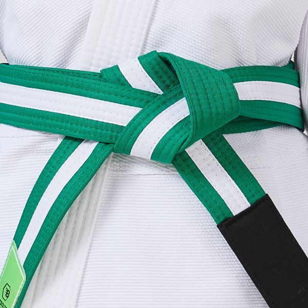 Digital Print 100% Cotton Jiu Jitsu Belts 240gsm Fabric Weight For Kids Training Judo
