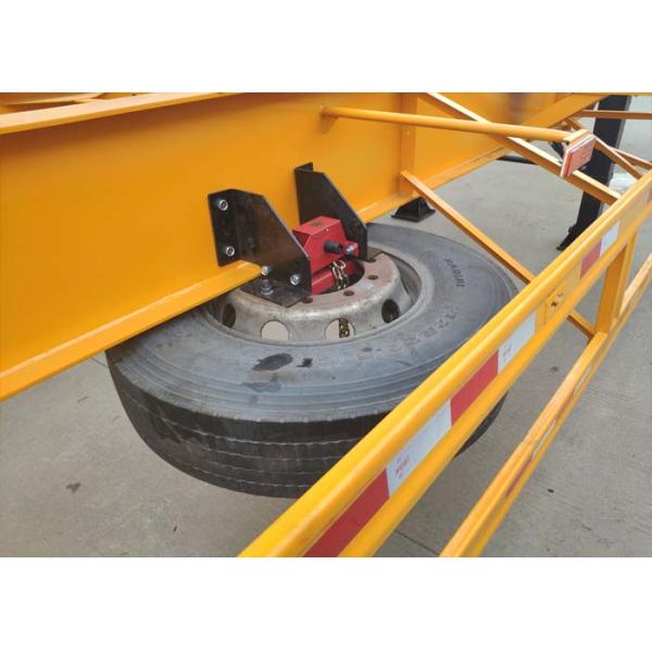 Срок службы трейлера контейнера цапфы 40/45 ФУТ 3 скелетный длинный с подвесом весны