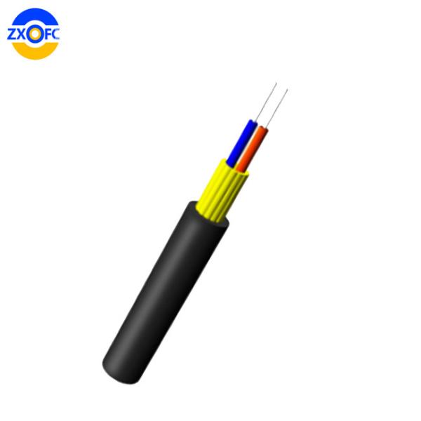 FTTH GJFJH Fiber Optic Drop Cable Single Mode G657A2 Circle / Round 2 Core