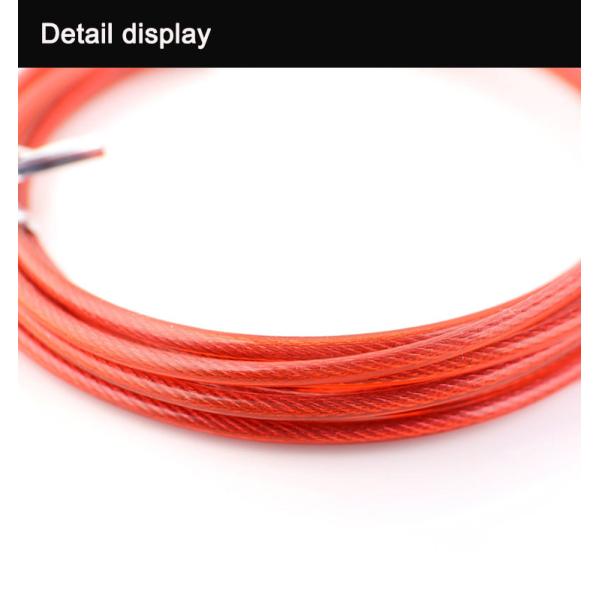 High Speed Jump Rope Steel Cable Adjustable Weighted Aluminum Handle