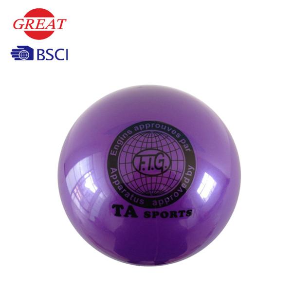 19cm Rhythmic Gymnastics Ball , Pearl Effect Surface Gym Ball Sample Avilable