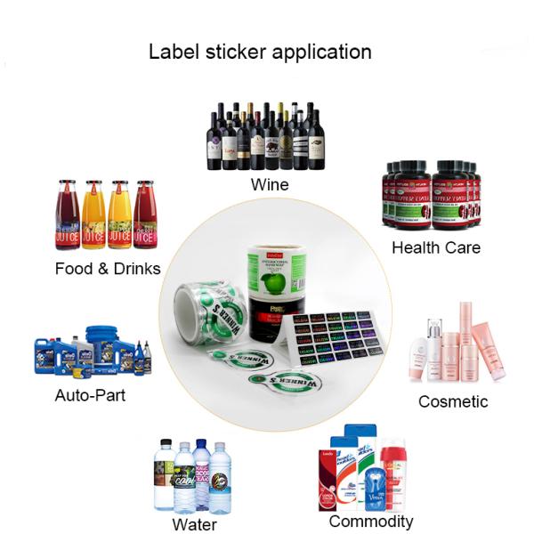 Permenent Air Conditioner Sticker Laminated Matt / Glossy film