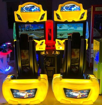 32 Inch Luxury Outrun Car Racing Game Machine Coin Op Easy Maintenance