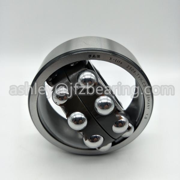 FAG Self-aligning Ball Bearings - Double Row- 40x90x33mm, 23..Series (FAG (Schaeffler)) (2308-TVH),plastic cage