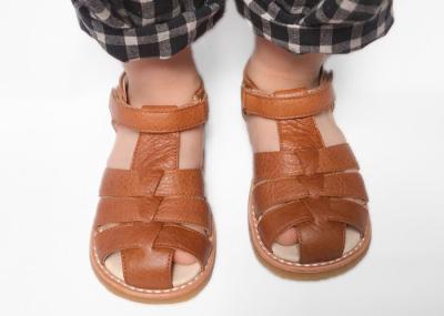 Outdoor First Layer Cowhide Kids Sandals Shoes