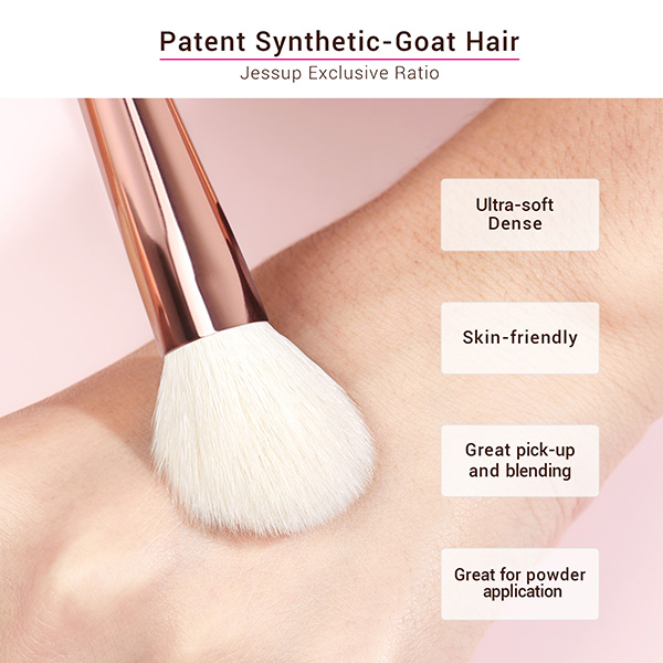 Jessup 25pcs Black/Rose gold Pro Makeup Brushes Set Oem Makeup Manufacturer Makeup Accessories Wholesale T155