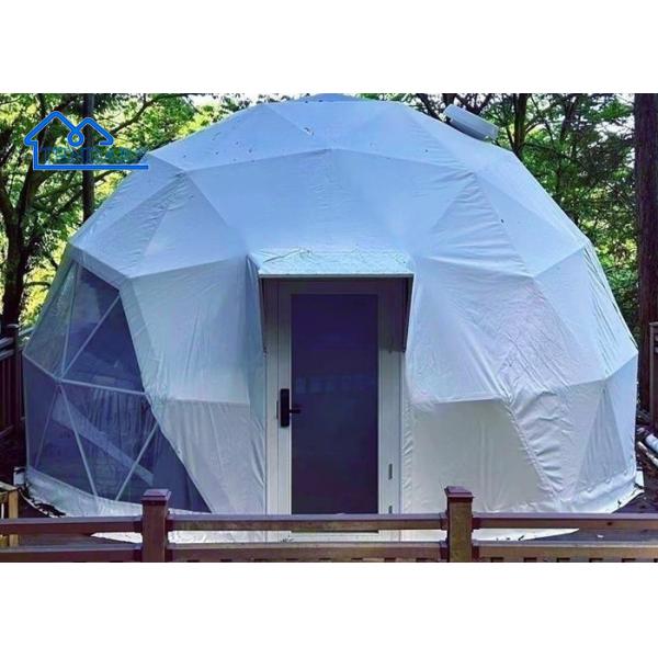 Four Season 8m Dia Glamping Hotel Tent Galvanized Steel Frame Waterproof Fabric for Beach Retreats