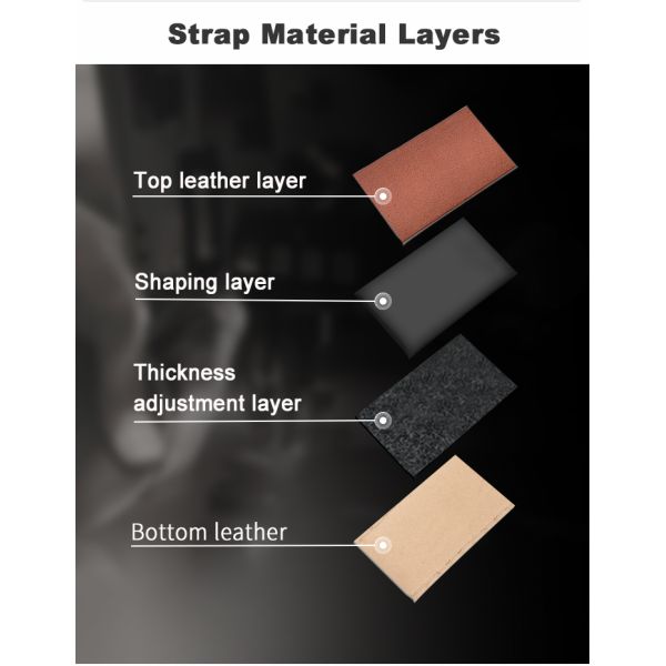 Soft, Glossy Calfskin Leather Strap