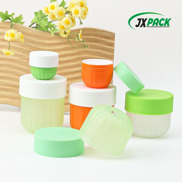 Pumpkin PP Cream Jar with Lid