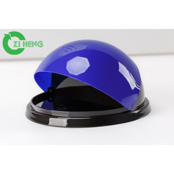 Кристаллическая высокорослая пластиковая чашка с крышкой, большими устранимыми чашками для напитка