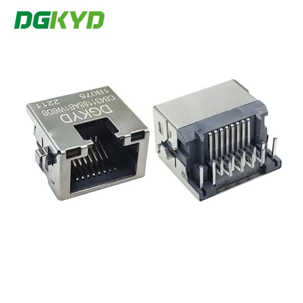 DGKYDCB431188AB7WA6DB1075 4.3 Connecteur de carte Sink RJ45 Socket avec lampe Package Shield SMT