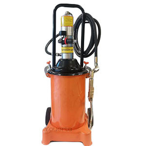 12L Air Operated Red Grease Pump  1pc/Ctn 50/1 Pressure Ratio Air Operated Grease Pump With Gun