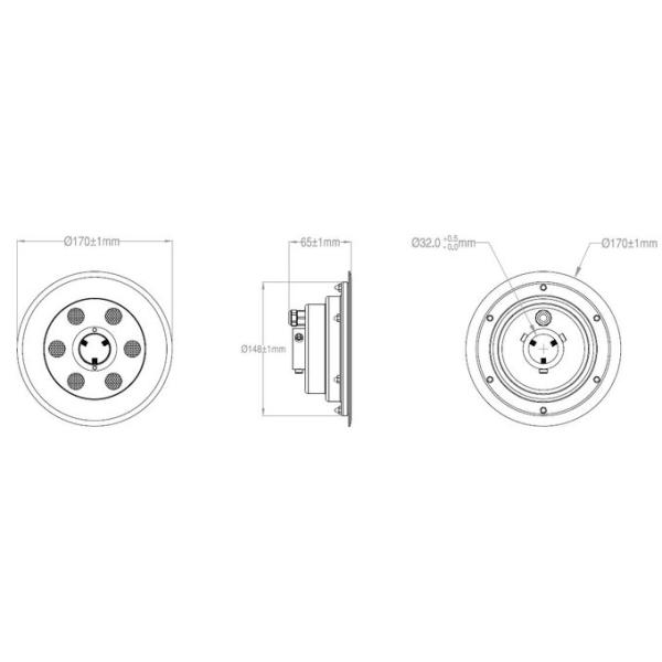 Небольшой подводный фонтан СИД освещает 6W корозию управлением DC 24V DMX512 RGB анти-