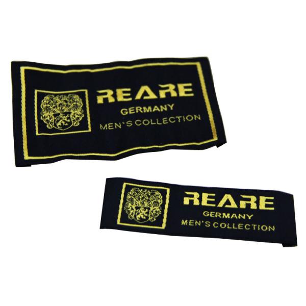 Custom Embroidered Plain Clothing Woven Labels, Name Label For Bags, Shoes, Hats, Gloves