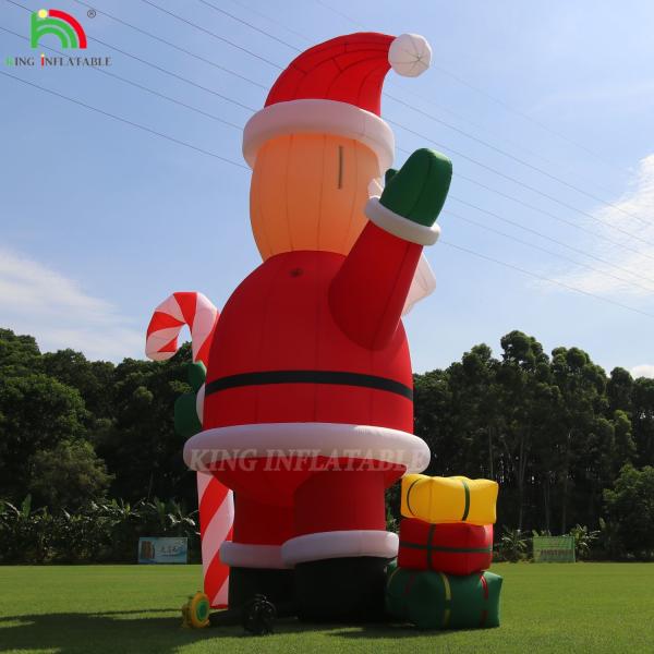 20ft 26ft 33ft Christmas Outdoor Decoration Giant Inflatable Santa Claus For Advertisement