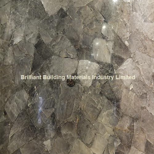 Smoky Rock Crystal in Natural Light Effect