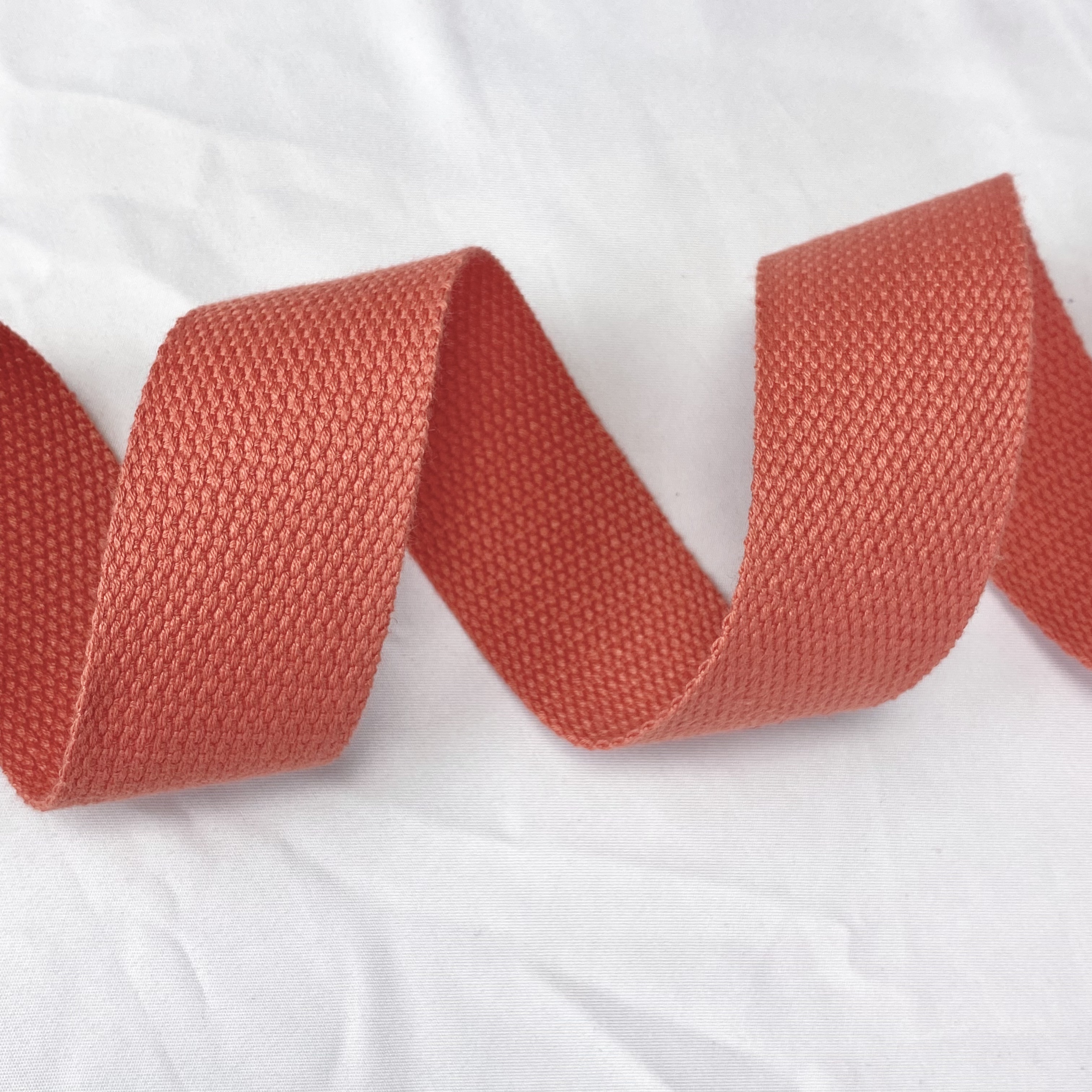 Soft bead Polyester-cotton webbing in a variety of colors Dupont Tote bag strap Textiles
