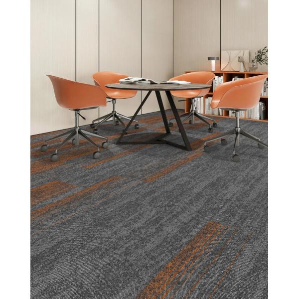 Commercial Office Nylon Carpet Tiles with PVC Backing Heavy Duty and Easy to Install