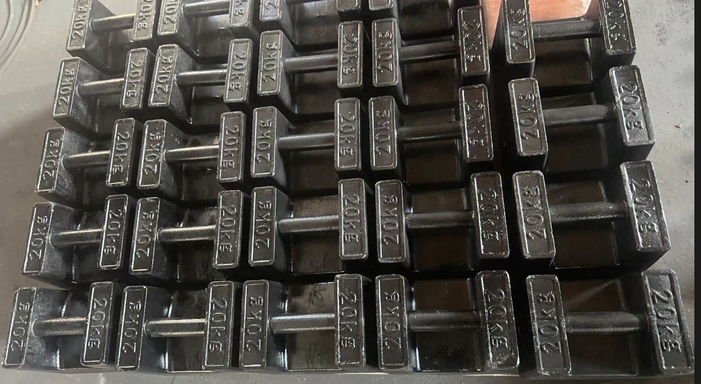 Стандартные испытательные веса литого железа 25lb 50lb прямоугольный вес калибровочный вес блока груза лифта