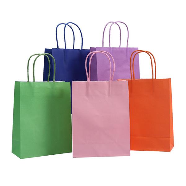 ODM Eco дружелюбный Kraft OEM кладет бумажные мешки в мешки фаст-фуда 17*17*23cm