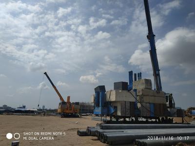 Nenhuma da máquina hidráulica do equipamento da pilha do ruído certificação ISO9001 de poupança de energia