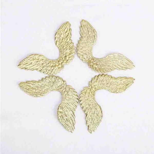 Silver Ultrasonic Embossing Flowers Crafts Fabric Wings Crafts Use In Gift Decoration