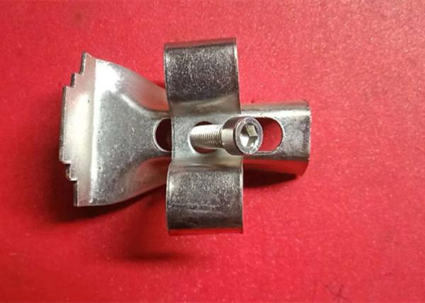 Galvanized Steel Grating Fixing Clips Mild Steel Material Long Working Life