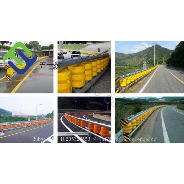 Anti Crash Road Safety Roller Barriers For Highway Guardrail