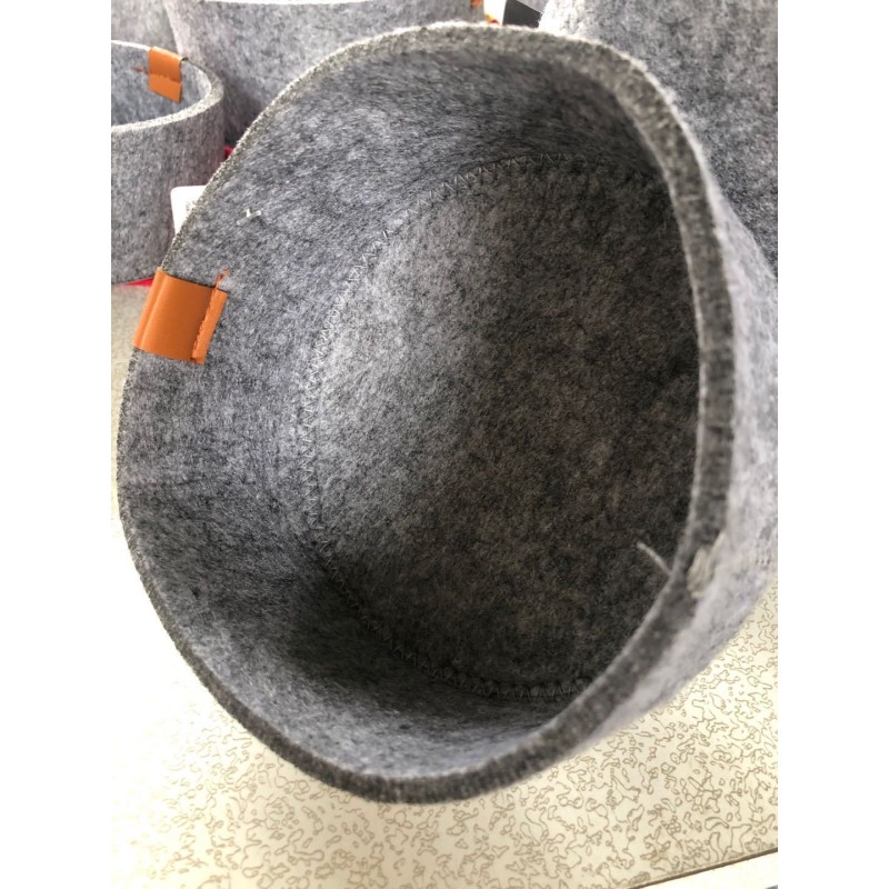 Wholesale Felt Storage Basket Jewelry Key Box Desktop Snacks Sundry Small Storage Box Grow Bag