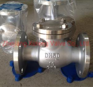 Válvula de controlo de balanço de flanco H44W-16P com direção de fluxo e estrutura de balanço inversos