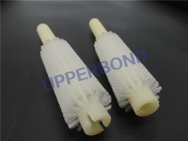 White Plastic Long Nylon Brush Tobacco Machinery Spare Parts