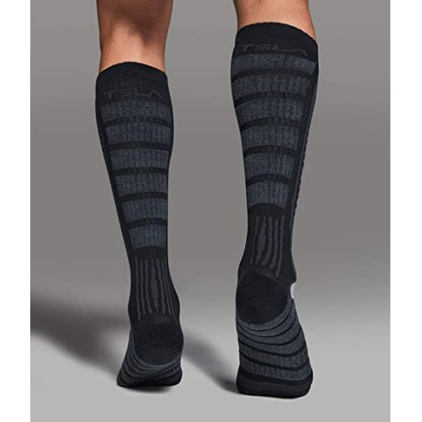 Gender-Neutral Winter Ski Socks Warm Thermal Calf Compression Snowboard Socks for Cold