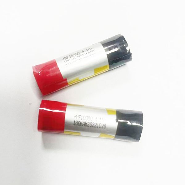 10300 Rechargeable Electric Tool Battery 180mAh 3.7V Cylindrical Soft Bag Rechargeable Battery for Point Reading Pen Battery