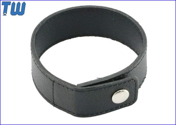 PU Leather Wristband 64GB USB Memory Drive Buckle connected Long Stick