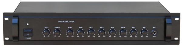 AC220V 240V Public Address System Audio Pre Amplifier Signal Processing Equipment