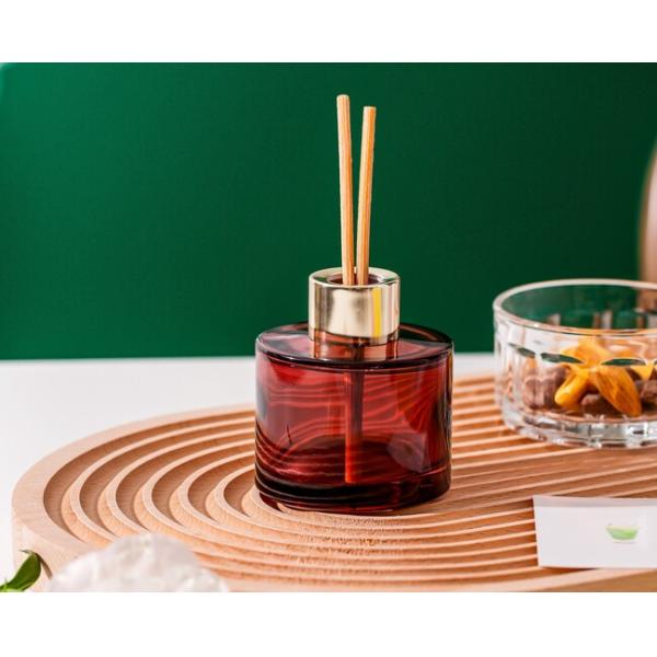 Reusable Home Decoration Glass Colored 100ml Diffuser Glass Bottle Machine Blown