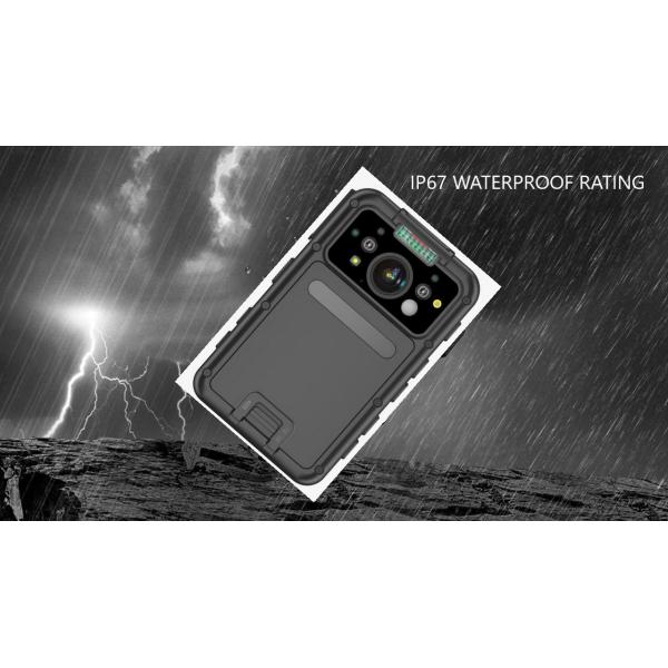 aplicação da lei Wearable da câmera do corpo da polícia de 4G 1080P IP68