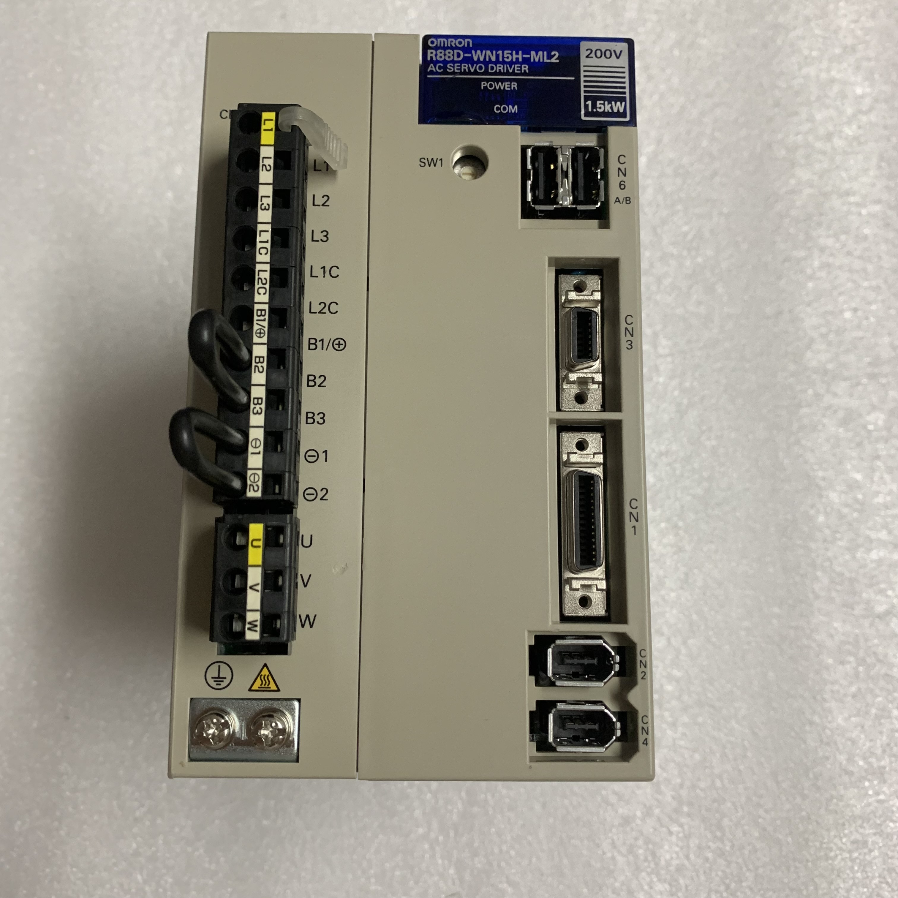 ПРИВОД 3PH 7.3/11.6A 200-230V 50/60HZ 1.5KW СЕРВОПРИВОДА OMRON R88D-WN15H-ML2