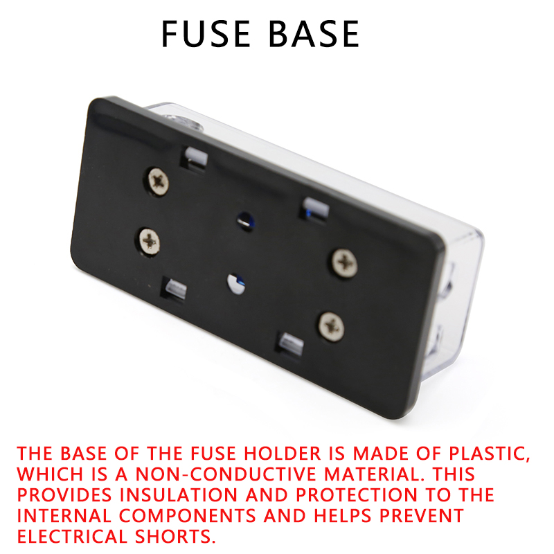 2 Way Car Fuses Box Holder 8GA AFS Mini ANL Fuse Block для 60A с светодиодным индикатором