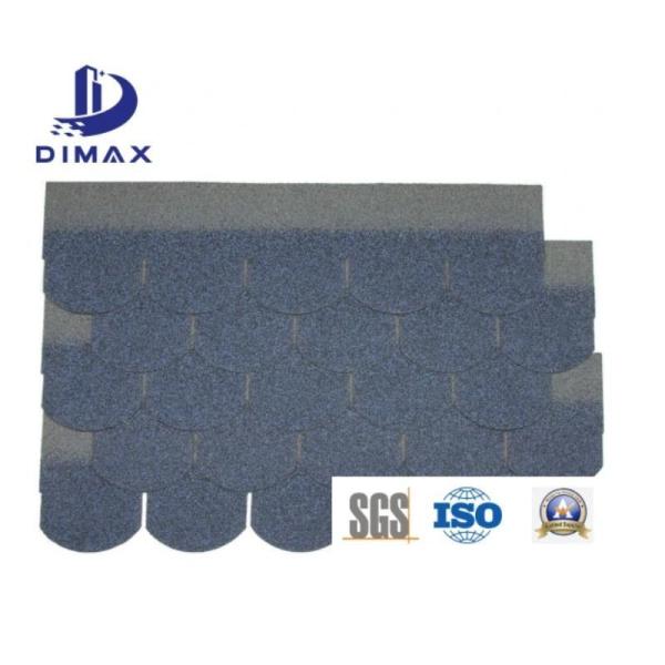 Fish Scale Asphalt Fiberglass Roof Shingles Wind Resistant AAA Grade