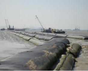 12.6m Circumference DEWATERING BAGS for Sand-filled Cofferdam Reclamation and Land Reclamation