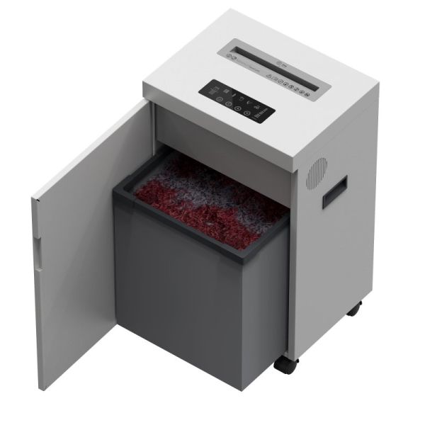 Commercial Heavy Duty Cross Cut 25 Sheets Paper Credit Card CD Shredder BA5025C with Wheels for Office Home Use