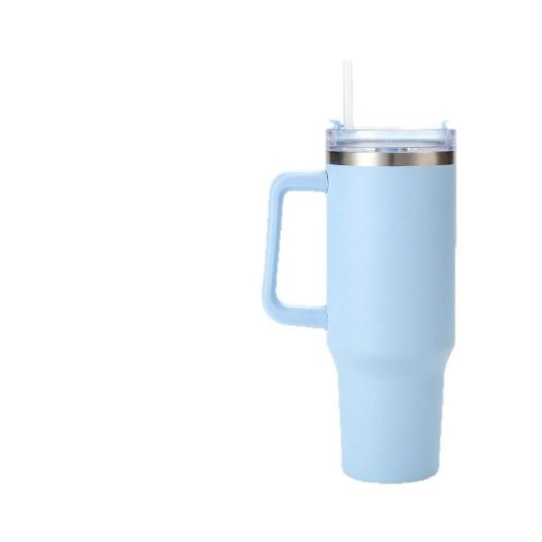 Taza de coche 40 oz mango aislado 304 acero inoxidable gran capacidad de mantenimiento de frío bebedor de hielo de refrigeración taza