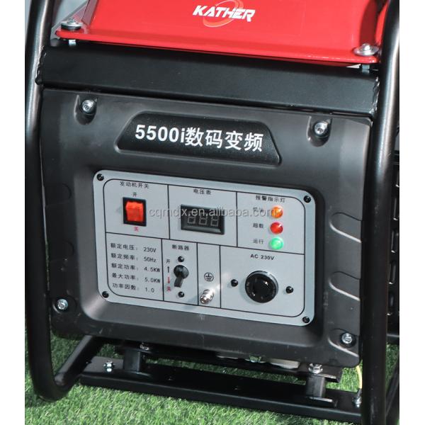 Recoil Open Frame Inverter Generator 5000w 3kva 5kva with and Rated Current of 12V/5A